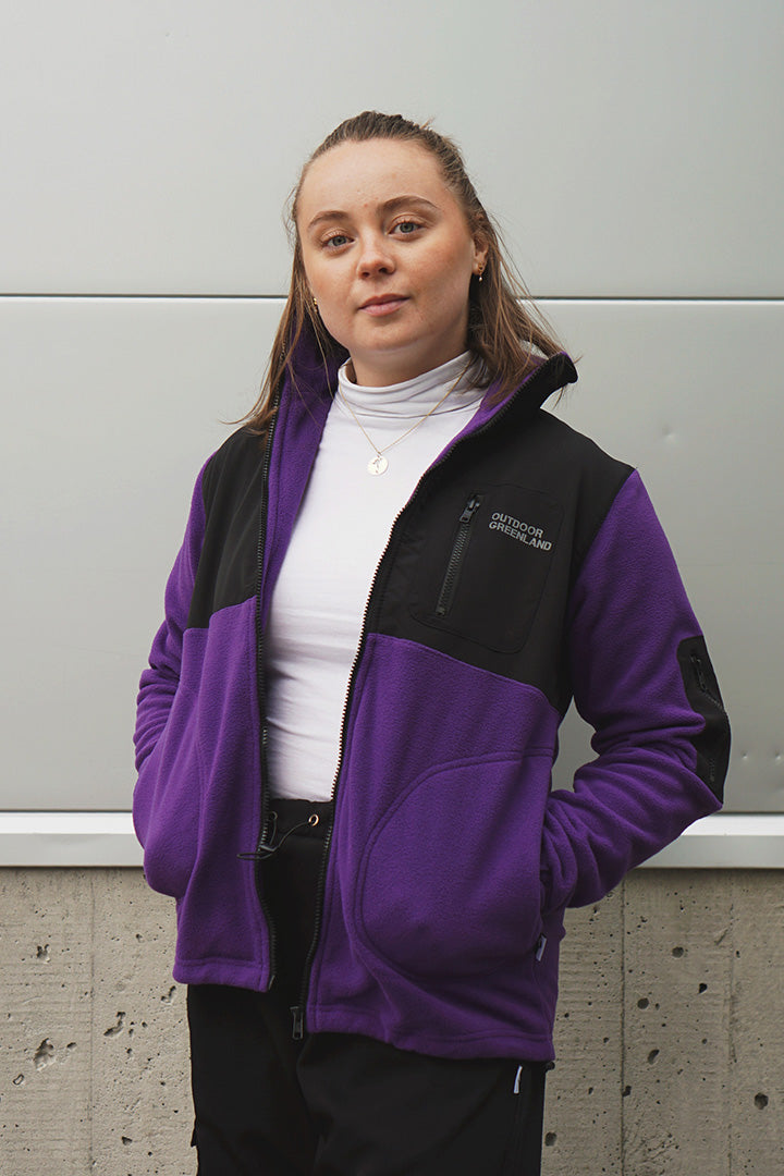 Purple Full Polar Zip (Unisex)