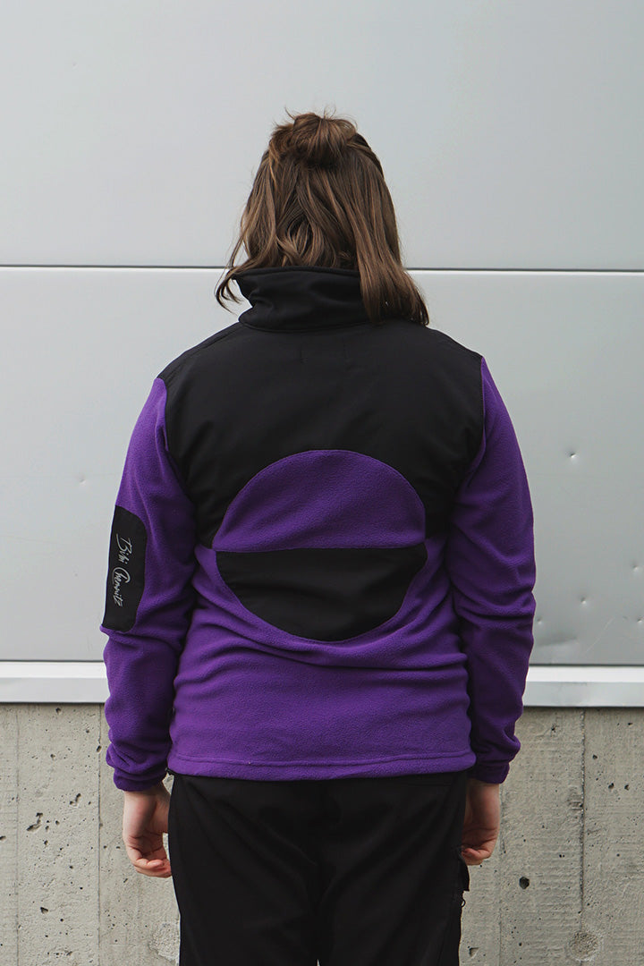 Purple Full Polar Zip (Unisex)