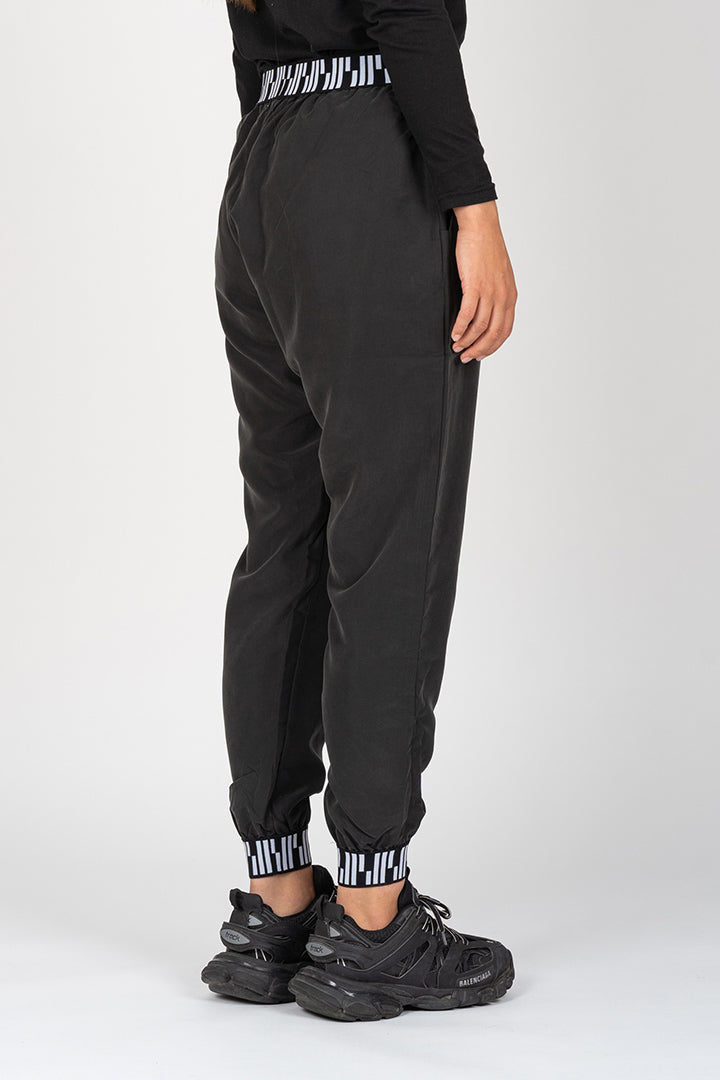 Black Loose Pants - No Stretch