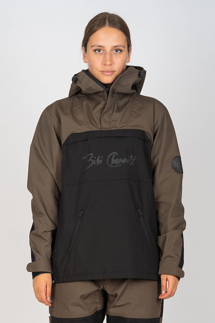 Green/Black Panneq Anorak (unisex)