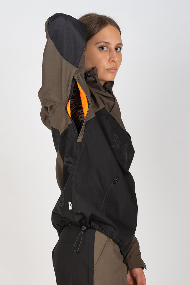 Green/Black Panneq Anorak (unisex)