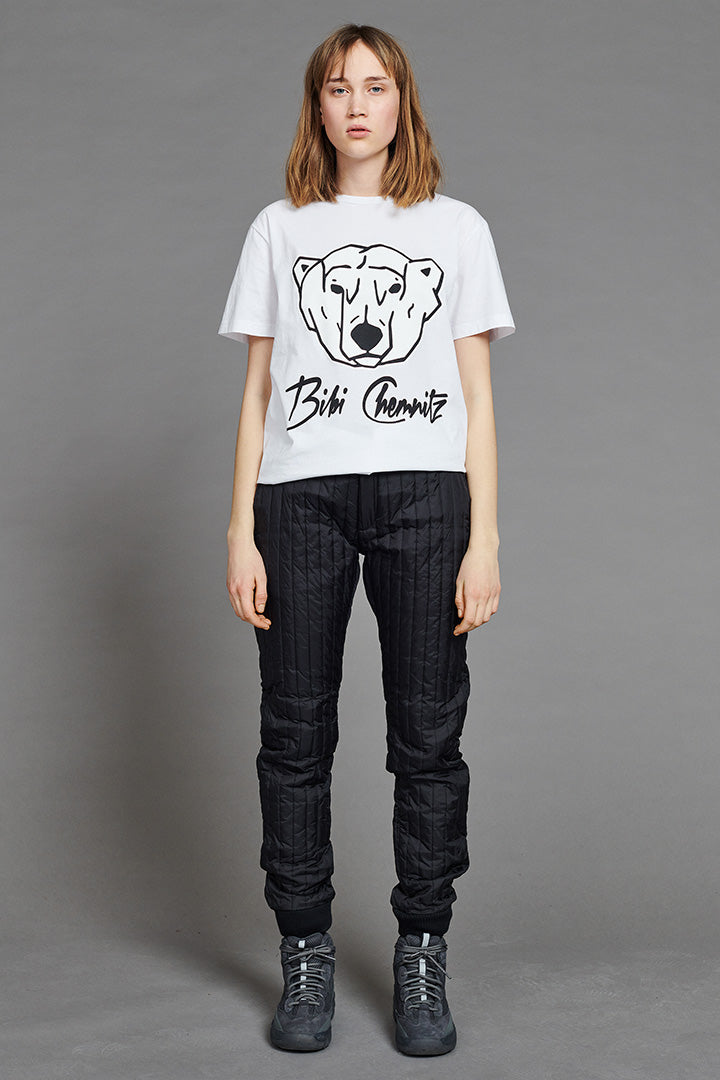 BIBI CHEMNITZ white polar bear t-shirt