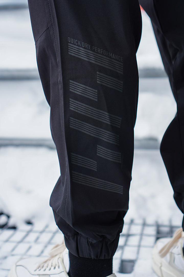 Black Quick Dry CARGO Pants (Unisex)