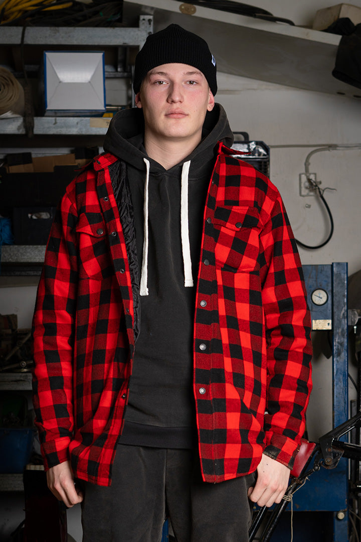 Red/Black Thermo Wool Jacket (Unisex)