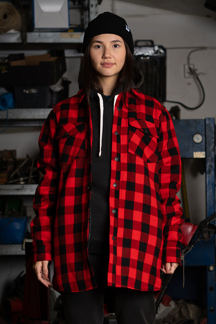 Red/Black Thermo Wool Jacket (Unisex)