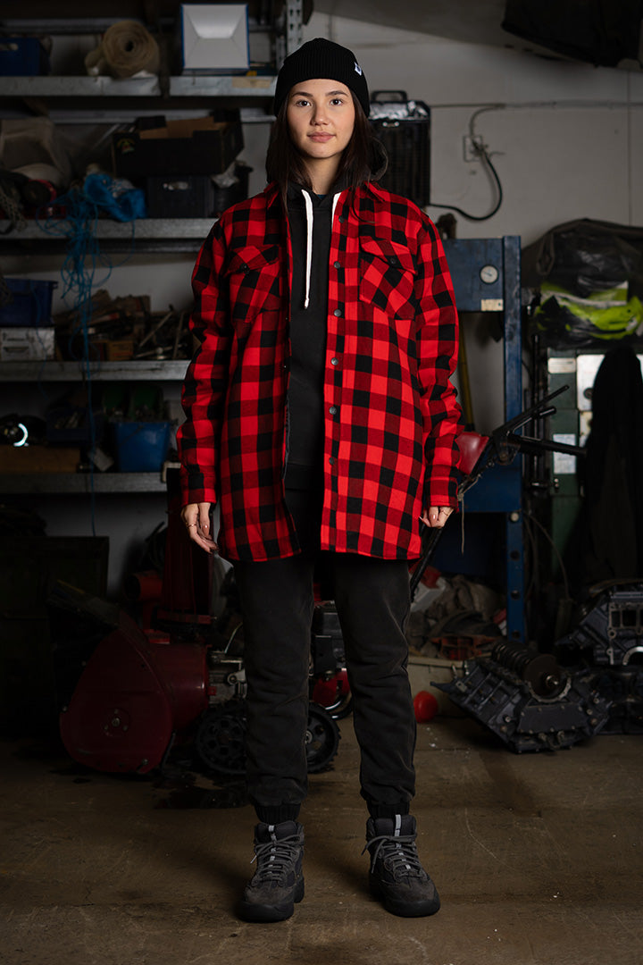 Red/Black Thermo Wool Jacket (Unisex)