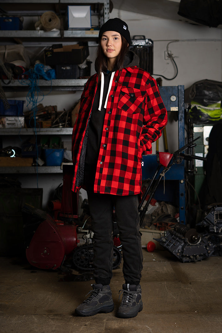 Red/Black Thermo Wool Jacket (Unisex)