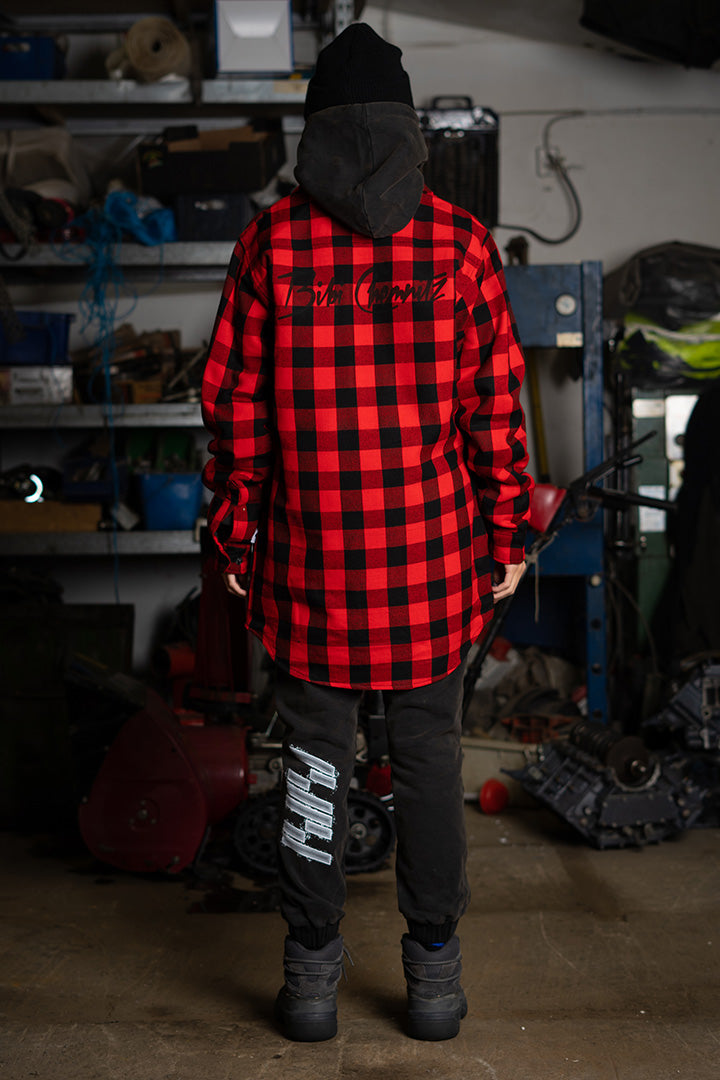 Red/Black Thermo Wool Jacket (Unisex)