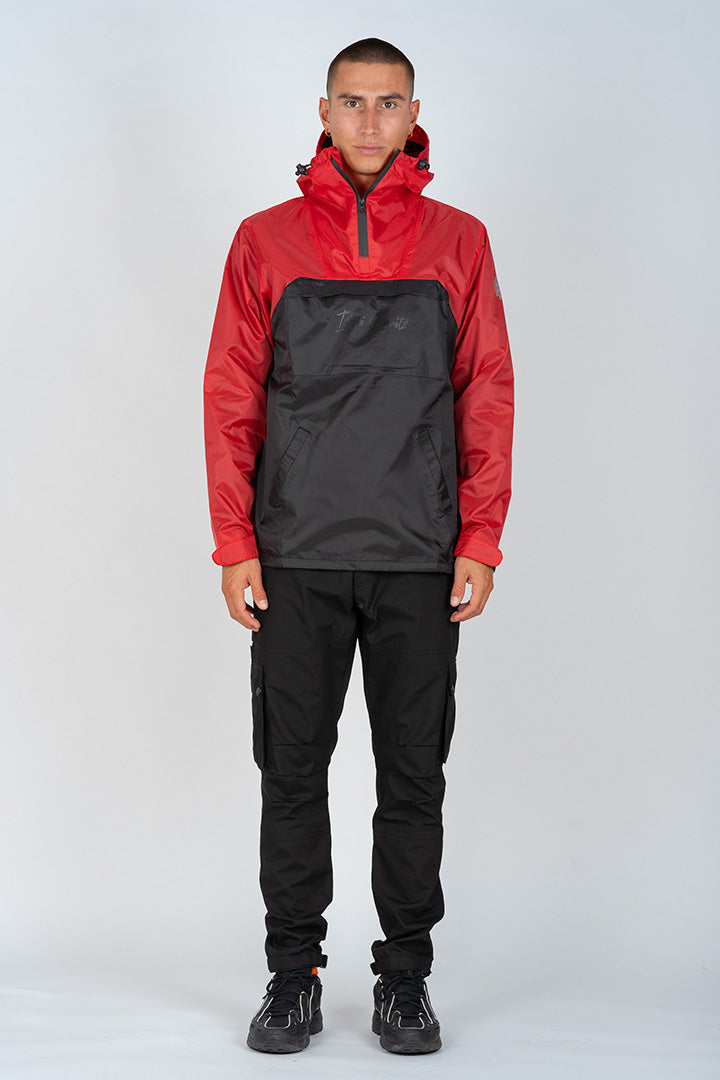 Red/Black Ripstop Anorak (unisex)