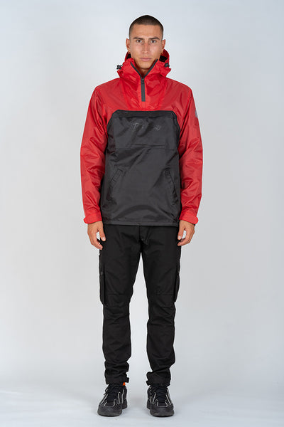 Red/Black Ripstop Anorak (unisex) – Bibi Chemnitz