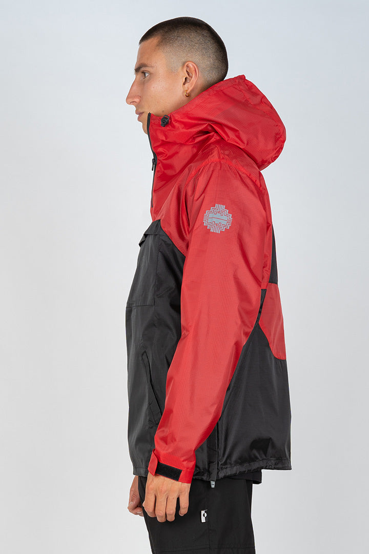 Red/Black Ripstop Anorak (unisex)