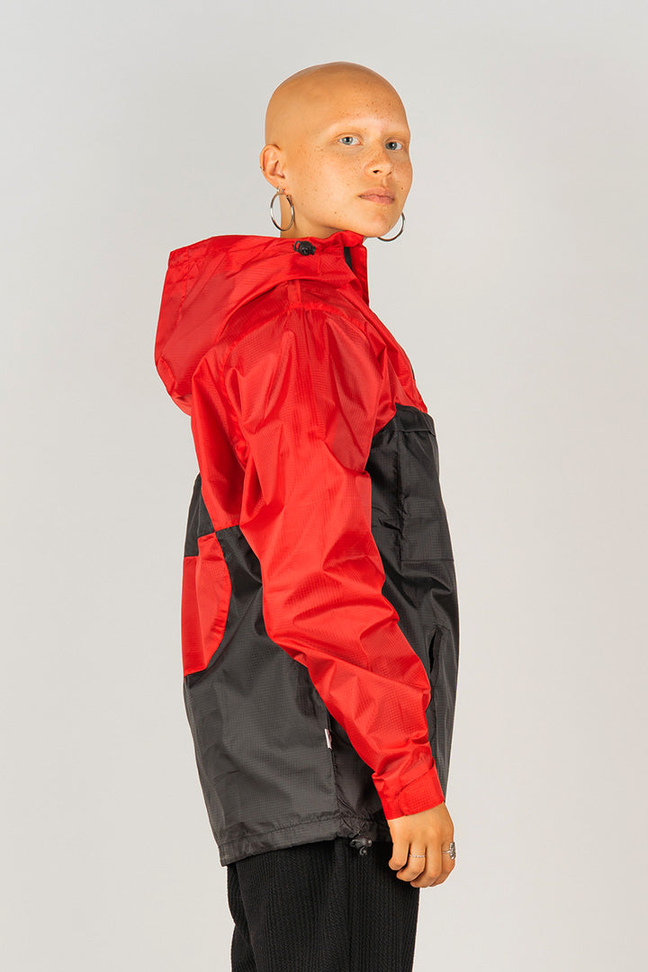 Red/Black Ripstop Anorak (unisex)