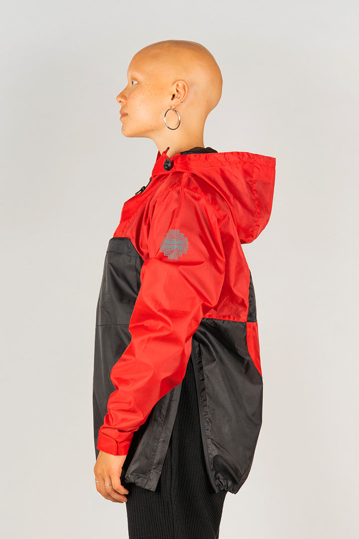 Red/Black Ripstop Anorak (unisex)