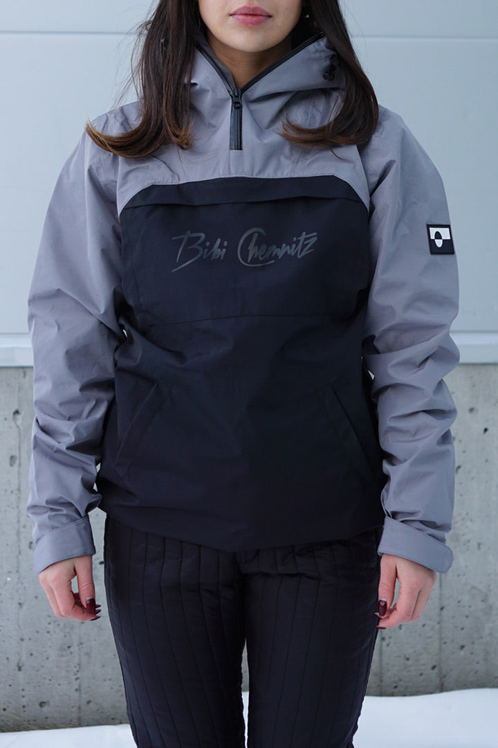 Grey/Black Shell Anorak (unisex)