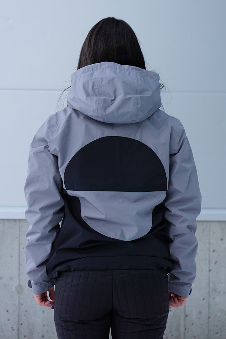 Grey/Black Shell Anorak (unisex)