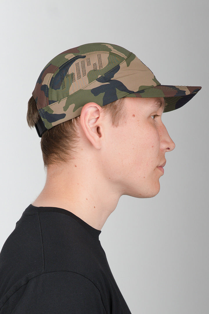 Camo Speed 5-Panel Nylon Cap (Unisex)