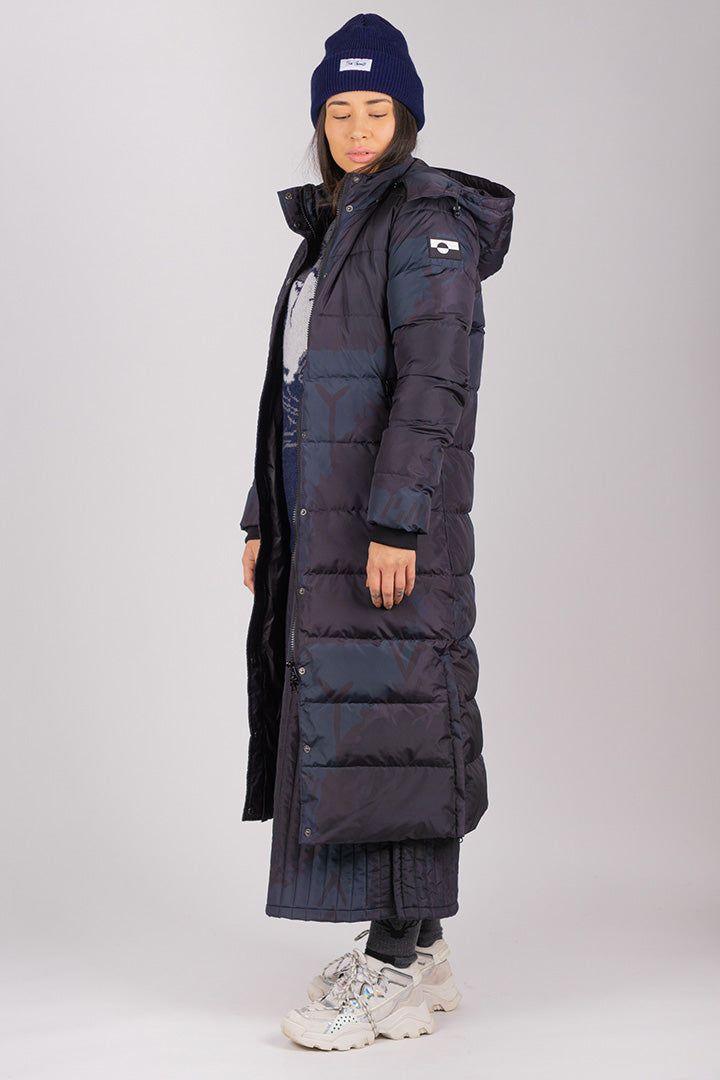 Extra Long Camo/Tattoo Down Jacket