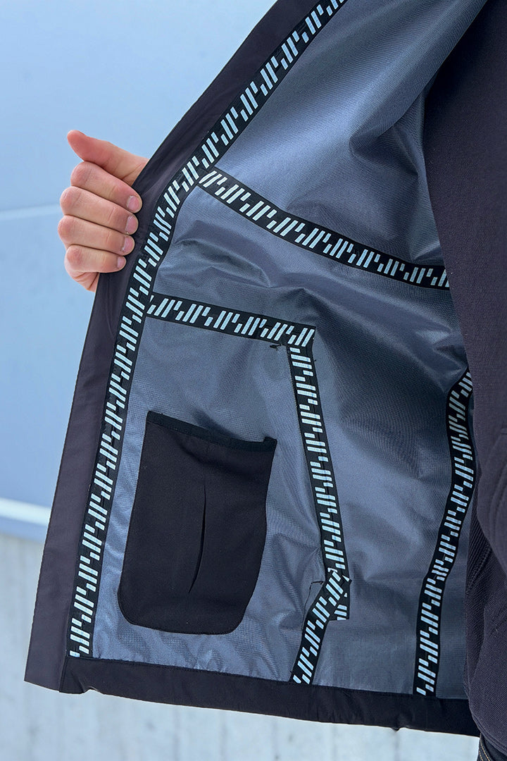 Dark-Grey/Black Shell Jacket - BIBI (Unisex)