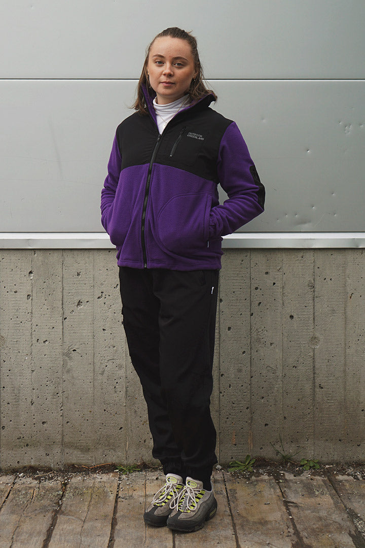 Purple Full Polar Zip (Unisex)