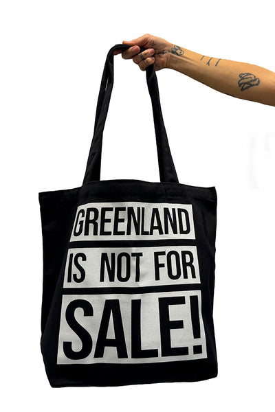 Greenland Is Not For Sale Heavy Totebag Shopper