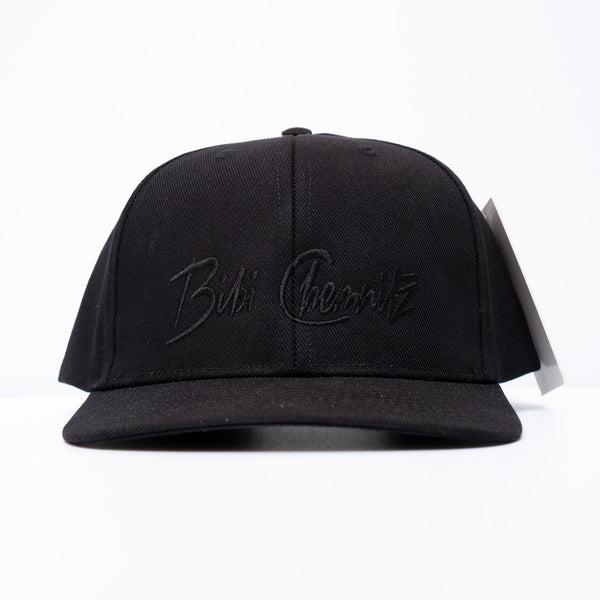 Black-Black Logo Snapback (Unisex)