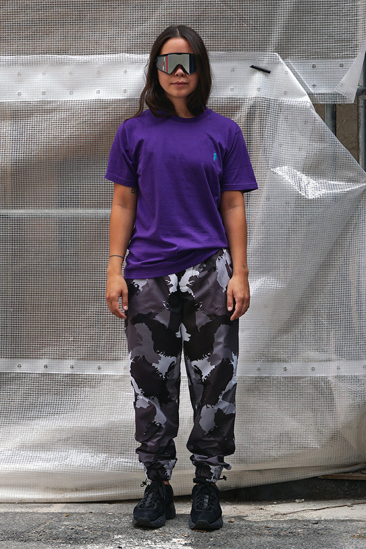 Camo Nylon Track Pants (unisex)