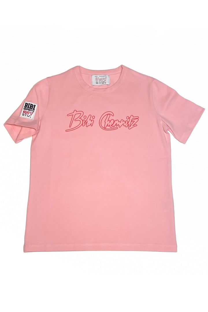 Kids Outline Logo T-shirt (pink)
