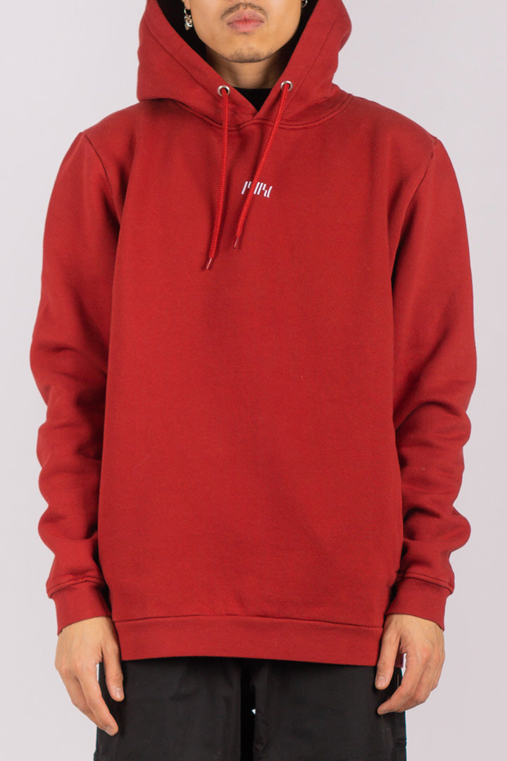 Burgundy Lines Hoodie (unisex)