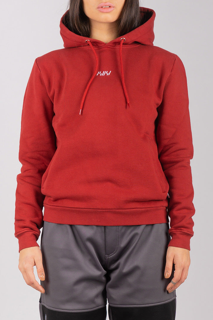 Burgundy Lines Hoodie (unisex)