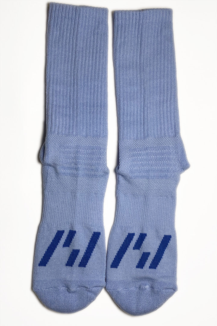 Lines Sports Socks (Lavender/Blue)