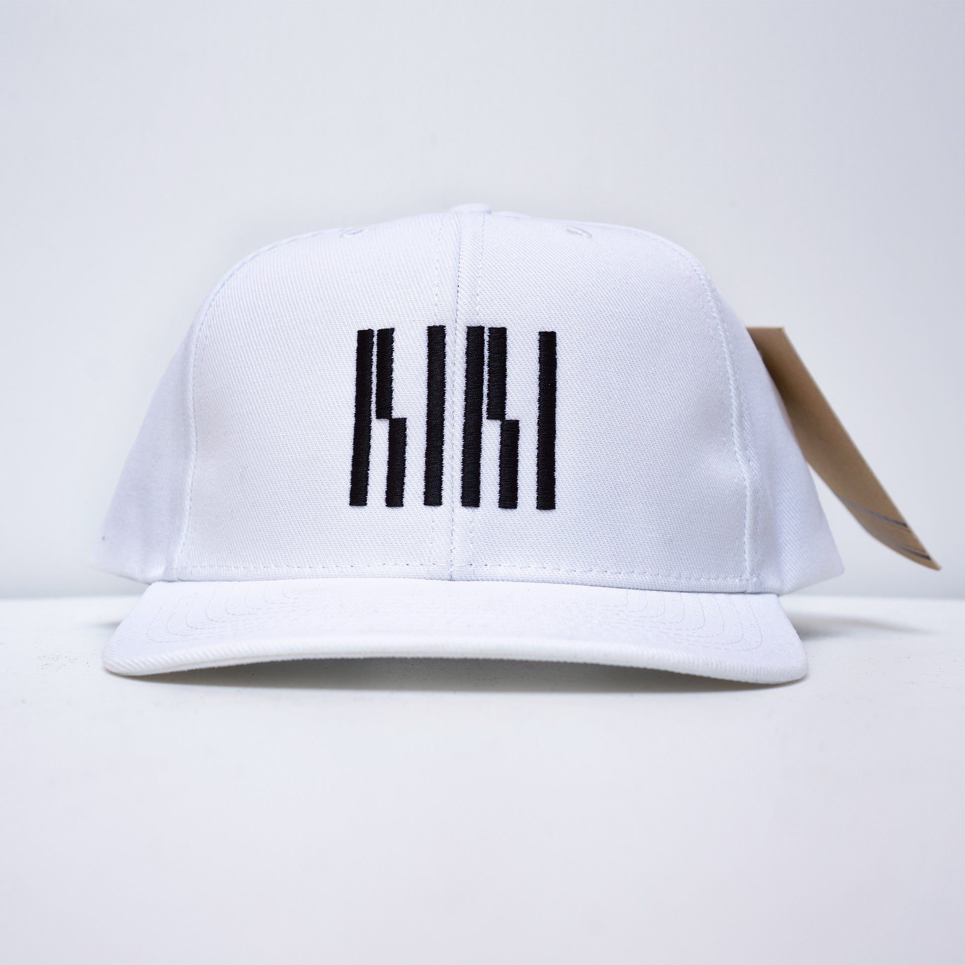 White-Black Lines Snapback (Unisex)