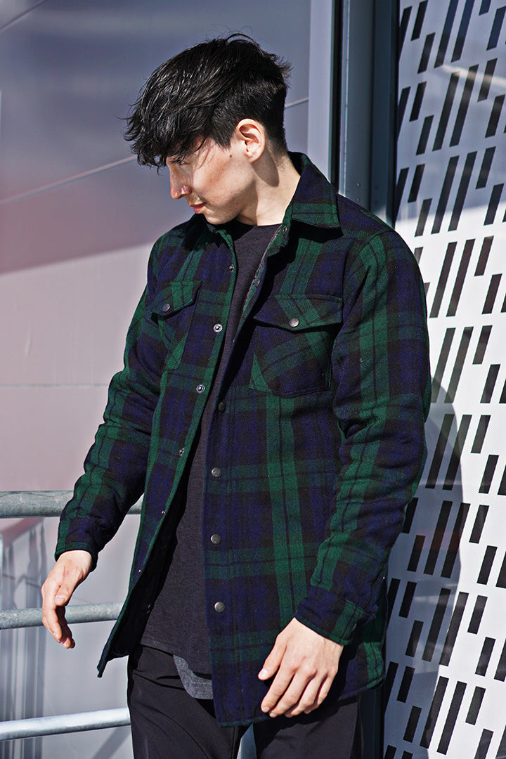 Navy/Green Thermo Wool Jacket (Unisex)