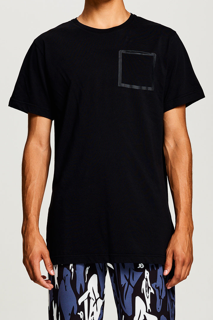 Pocket T-shirt Black (UNISEX)
