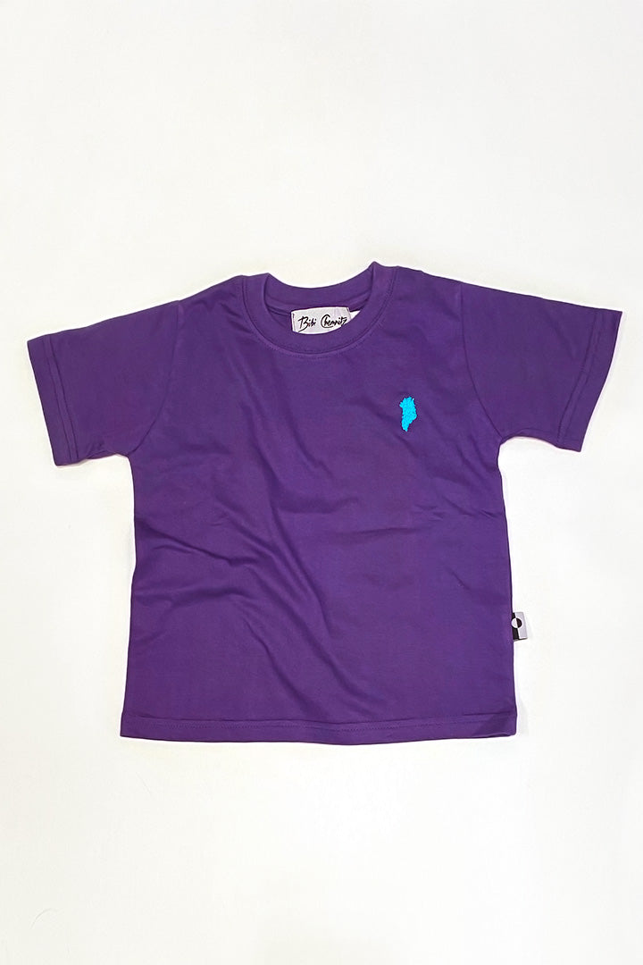 Kids Greenland T-shirt (purple)