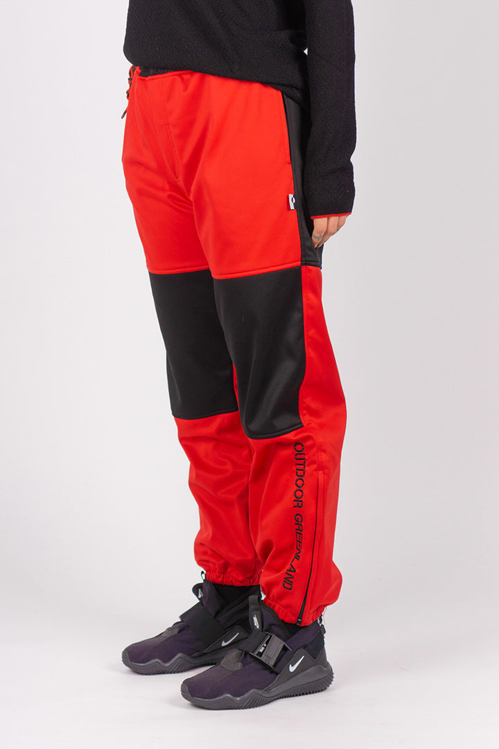 Red Soft-shell Trekking Pants (unisex)