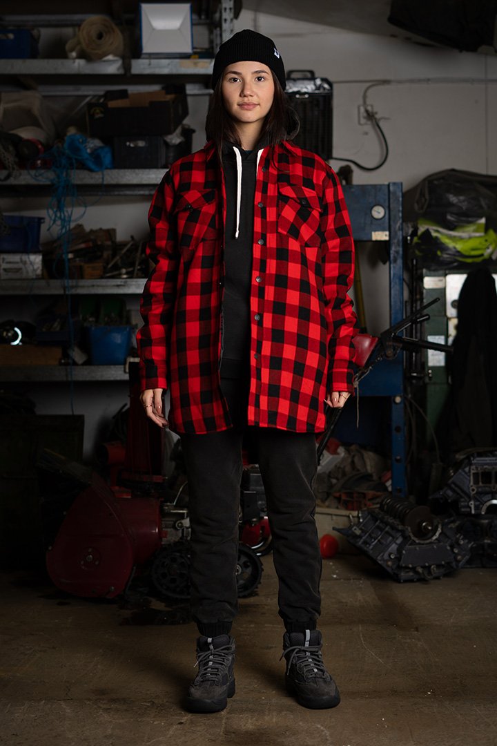 Red/Black Thermo Wool Jacket