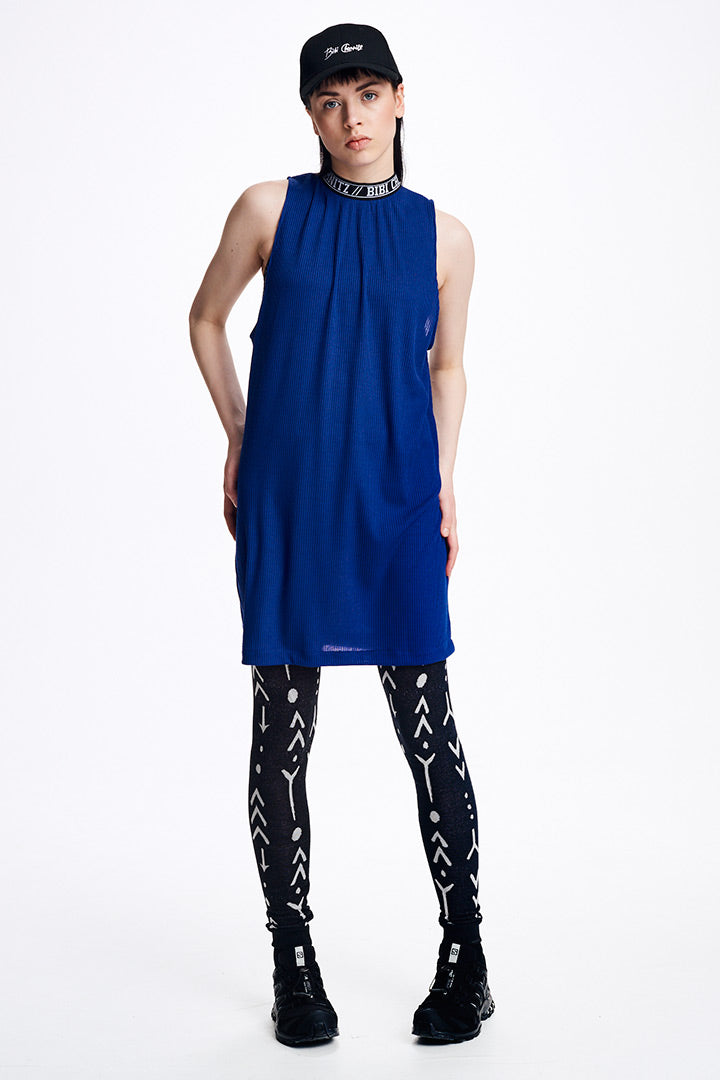 Rib Dress (blue)
