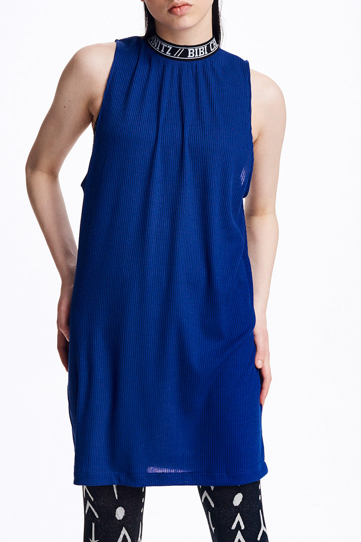 Rib Dress (blue)