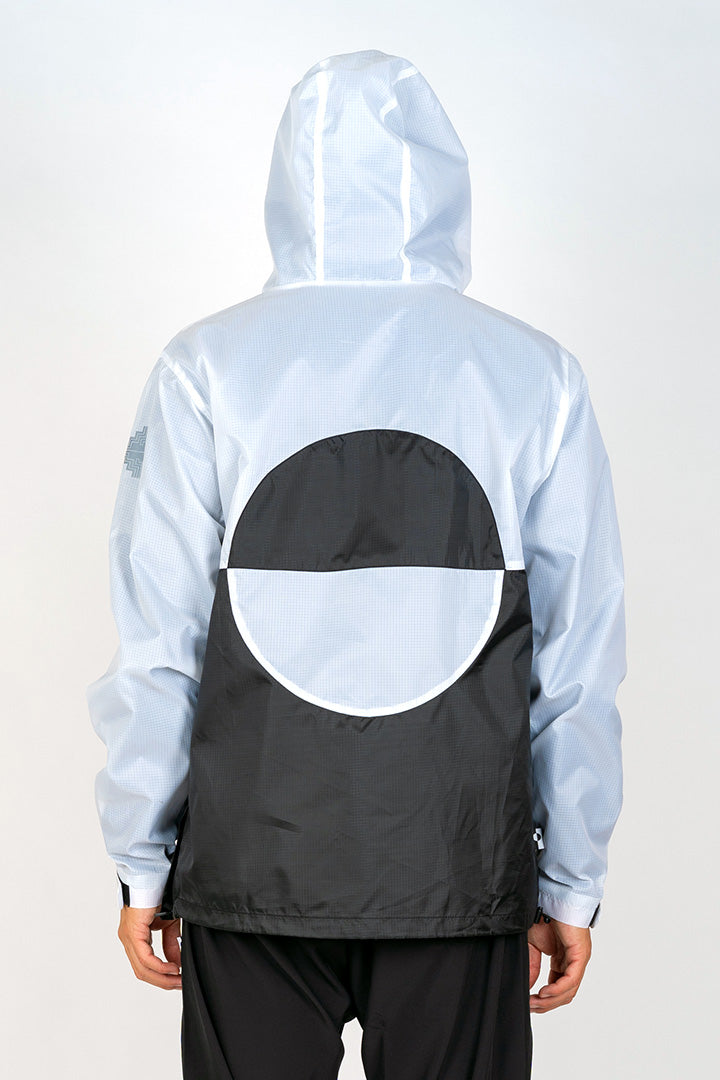 White/Black Ripstop Anorak (unisex)