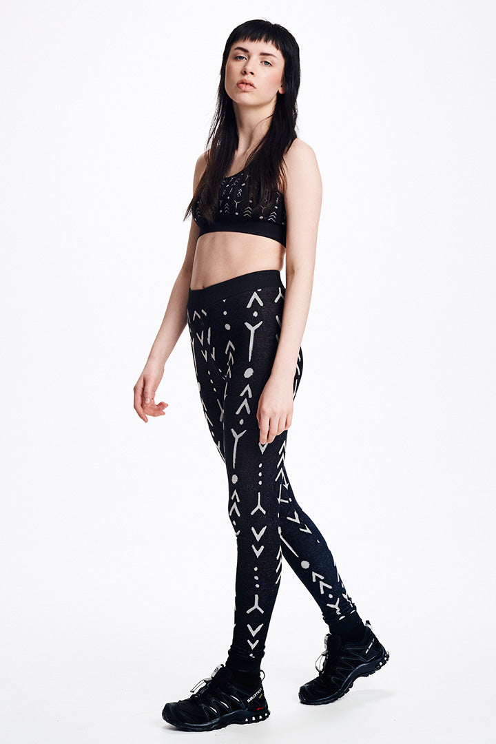 Tattoo Jacquard Leggings